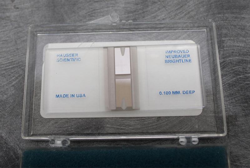 10 Pieces Hemacytometer Counting Chambers 0.1 mm Deep and Cover Glasses