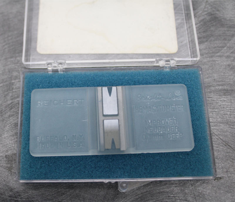 10 Pieces Hemacytometer Counting Chambers 0.1 mm Deep and Cover Glasses