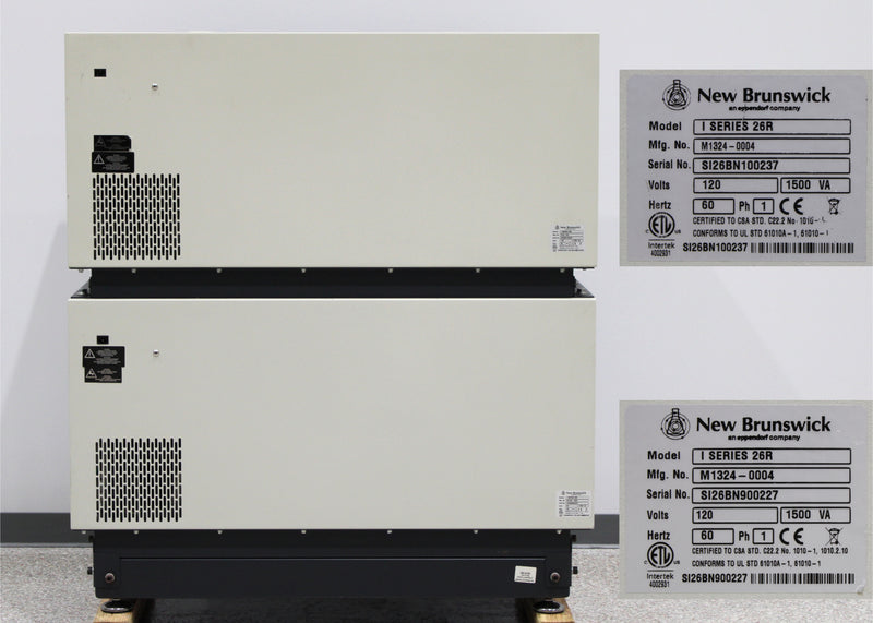 New Brunswick I Series 26R Stacked Refrigerated Incubator Shakers M1324-0004