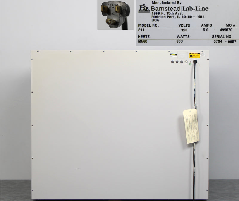 Barnstead Lab-Line Imperial III 311 General Purpose Incubator