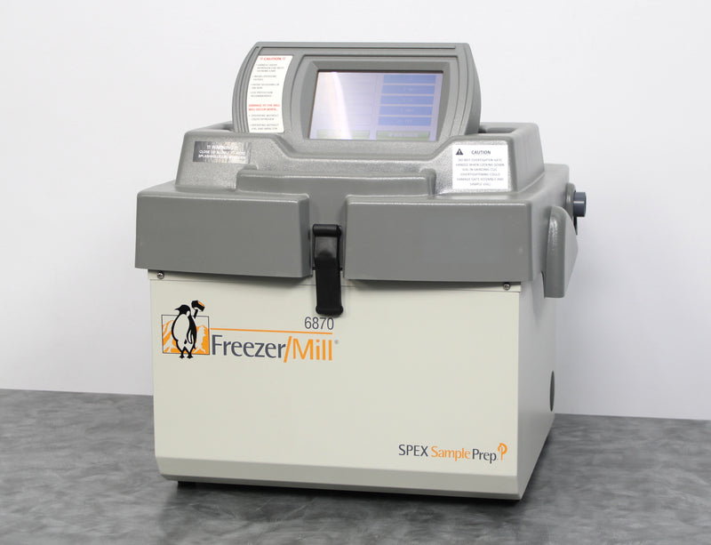SPEX SamplePrep 6870 Large Freezer Mill Single-Chamber Cryogenic Lab Grinder