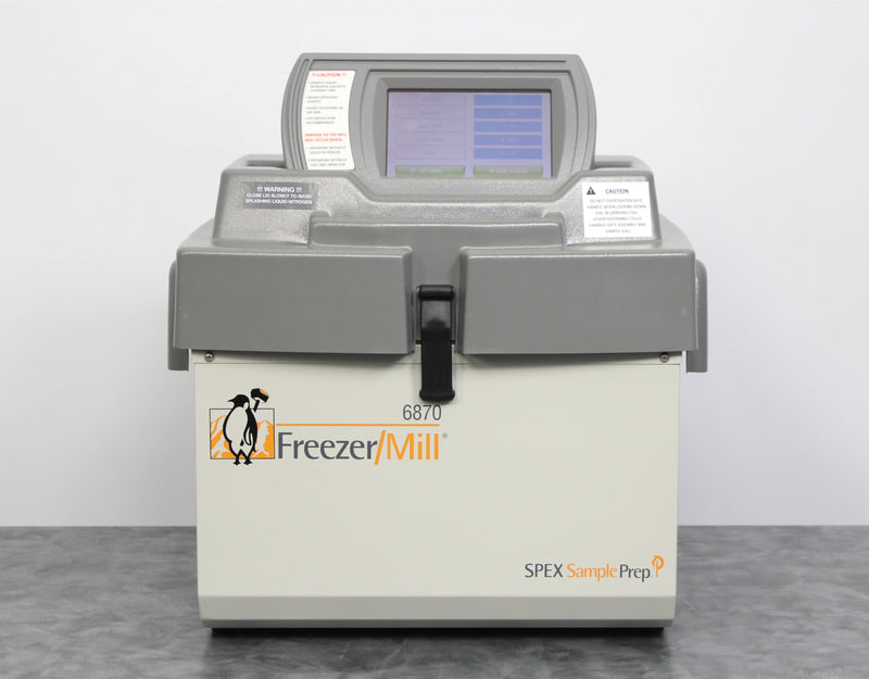 SPEX SamplePrep 6870 Large Freezer Mill Single-Chamber Cryogenic Lab Grinder
