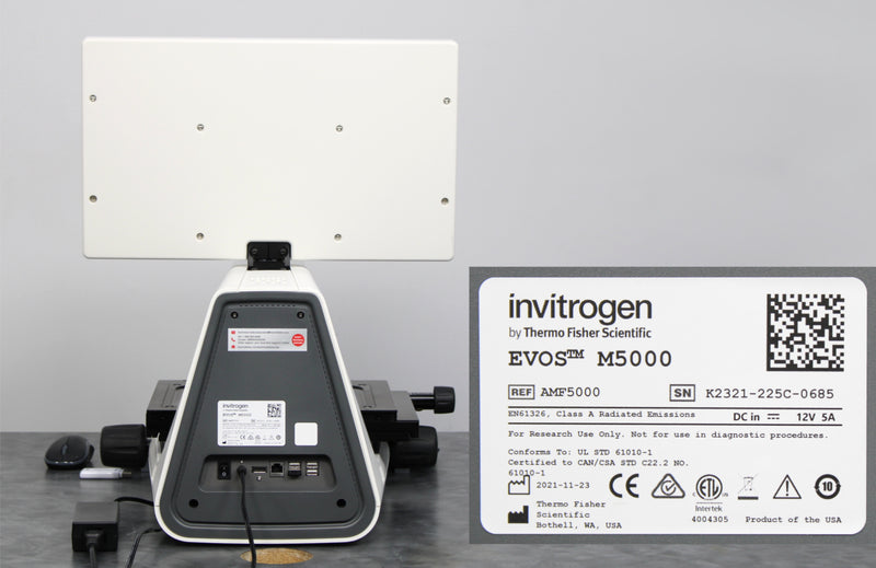 Thermo Invitrogen EVOS M5000 AMF5000 Digital Inverted Benchtop Microscope