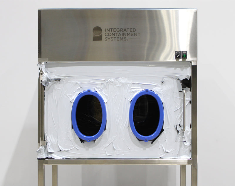 Custom Powder Systems Downflow Booth Glove Box Isolator Passthrough 611314