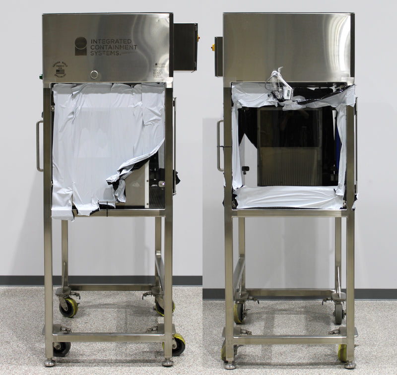 Custom Powder Systems Downflow Booth Glove Box Isolator Passthrough 611314