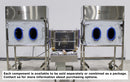 Custom Powder Systems Downflow Booth Glove Box Isolator Passthrough 611314