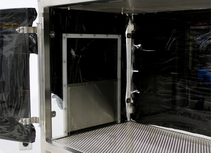 Custom Powder Systems Downflow Booth Glove Box Isolator Passthrough 611313