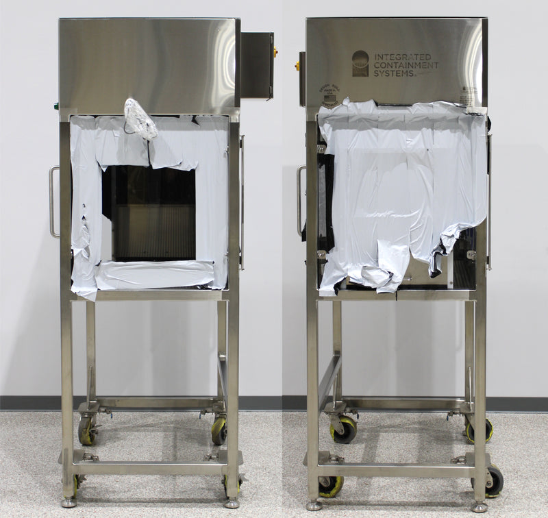 Custom Powder Systems Downflow Booth Glove Box Isolator Passthrough 611313