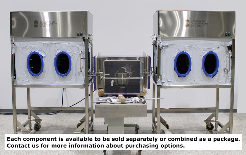 Custom Powder Systems Downflow Booth Glove Box Isolator Passthrough 611313
