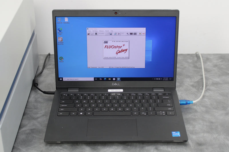 BMG Labtechnologies FLUOstar Galaxy Microplate Reader with Laptop and Software