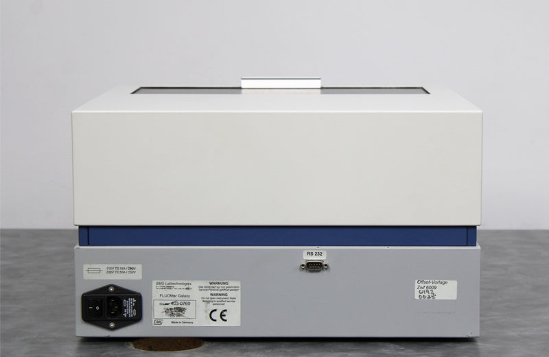 BMG Labtechnologies FLUOstar Galaxy Microplate Reader with Laptop and Software