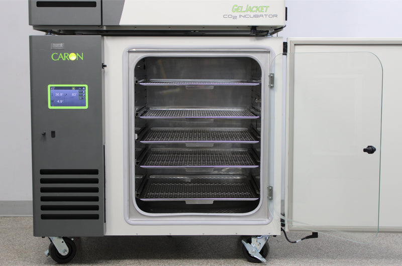 Caron 7400 Series 7404-10-1 Stacked GelJacket CO2 Incubators with 10 Shelves