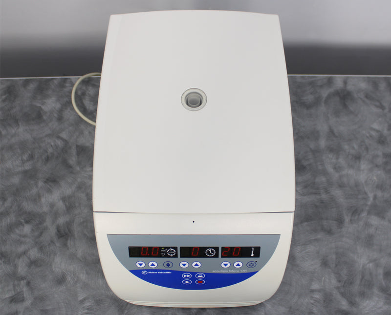Thermo Fisher AccuSpin Micro 17R microcentrifuge top view