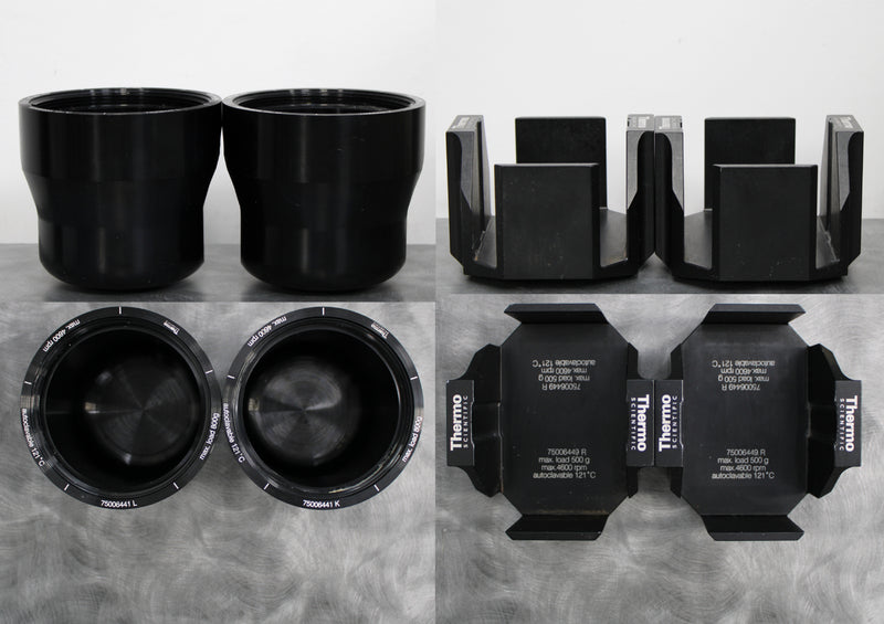 Sorvall 75006445 Swing Bucket Rotor w/ Buckets, Adapters, Microplate Carriers