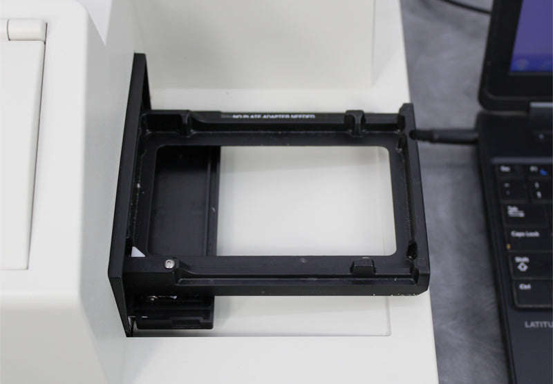 Molecular Devices SpectraMax Plus 384 Absorbance Microplate Reader and Laptop