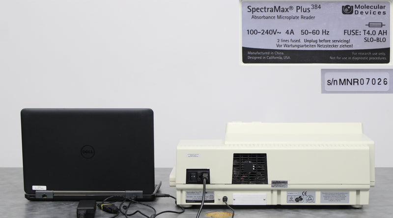 Molecular Devices SpectraMax Plus 384 Absorbance Microplate Reader with Laptop