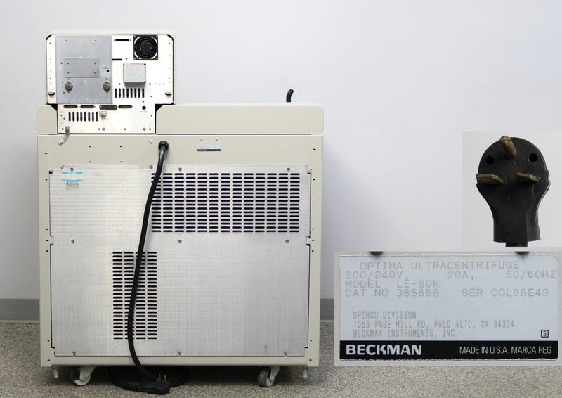 Beckman Instruments Optima LE-80K Floor Ultracentrifuge 365668