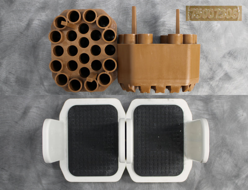x2 Thermo Scientific 24x15mL Bucket Adapters (75007306), x2 Thermo Scientific Plate Carriers