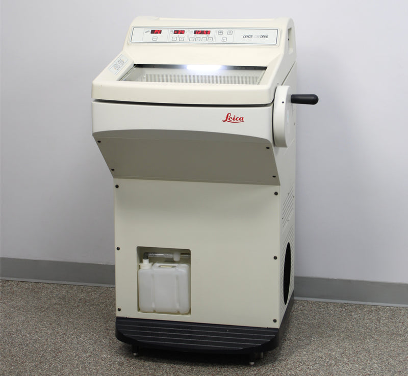 Leica CM1850-3-1 Cryostat Microtome 047131148 and Blade Holder