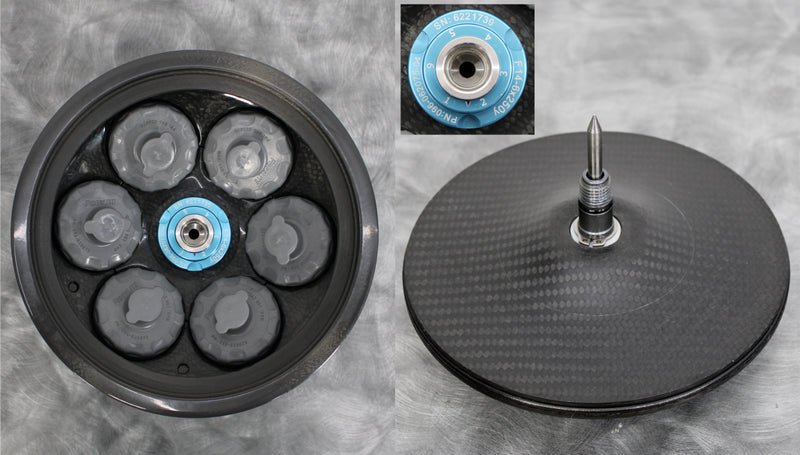 Thermo Scientific Fiberlite F14-6x250y 6x250mL Fixed-Angle Rotor (096-062075-04) and Lid