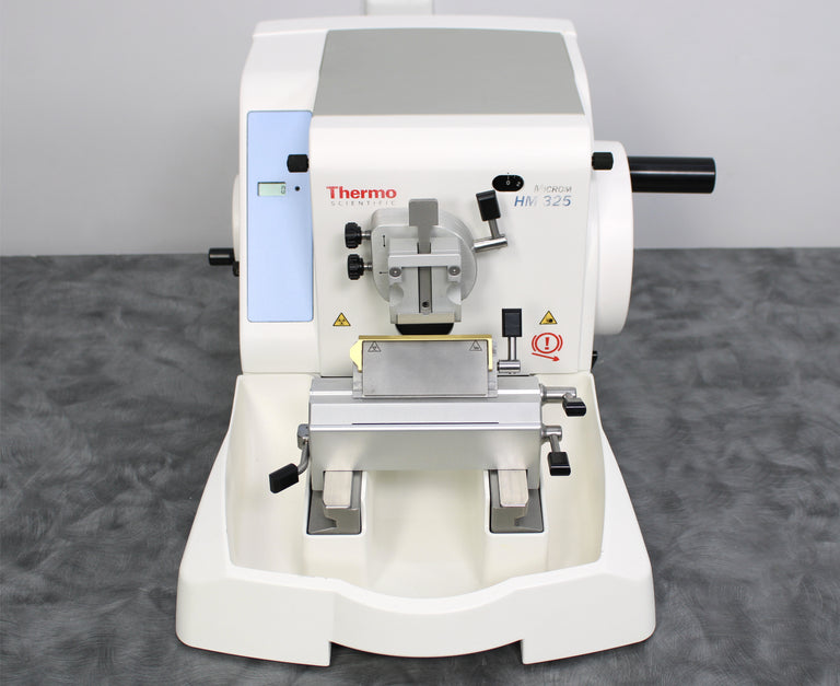 Thermo Microm HM325 Manual Rotary Microtome 902100 with Blade Holder