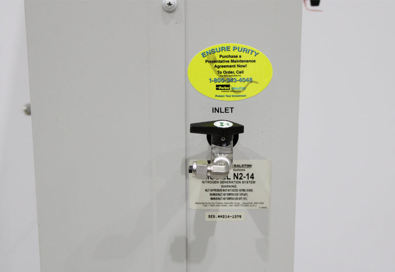 Parker Balston Model N2-14 Nitrogen Generator
