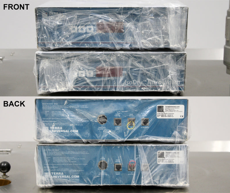 Terra Universal Custom Series 500 Double-Sided Stainless Steel Glove Box
