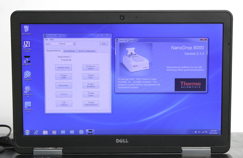 Thermo Scientific NanoDrop 8000 UV-Vis Spectrophotometer with Laptop