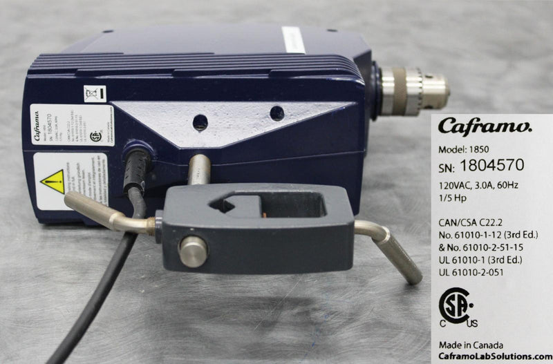 Caframo 1850 Digital Overhead laboratory Stirrer Mixer 12 to 1800 RPM