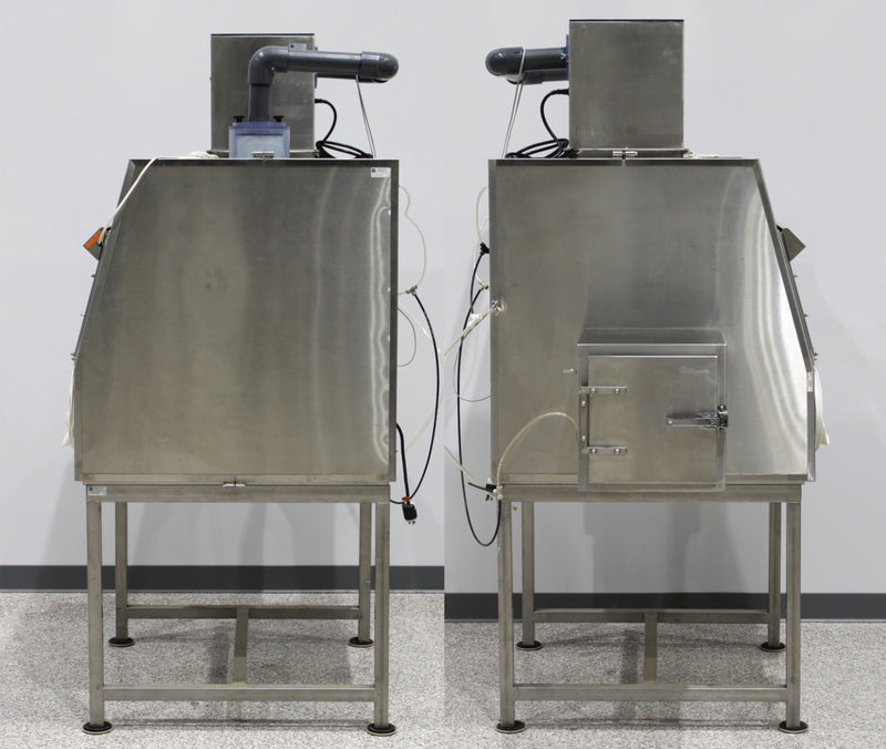 Terra Universal Series 400 Stainless Steel Glove Box with Air Lock and Stand