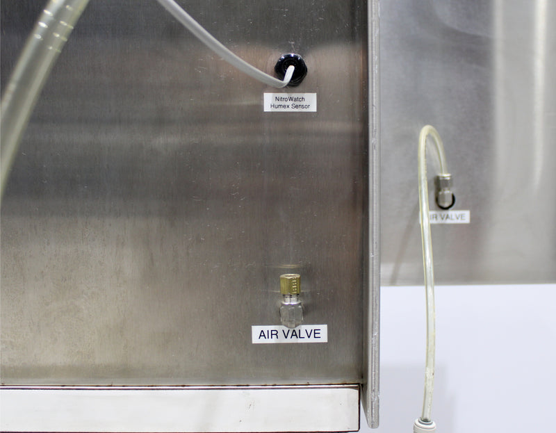 Terra Universal Series 400 Stainless Steel Glove Box with Air Lock and Stand