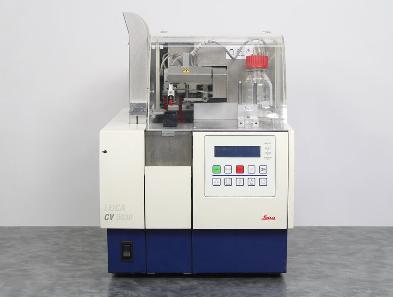 Leica CV5030 Fully Automated Glass Coverslipper 047839700 with Slide Rack