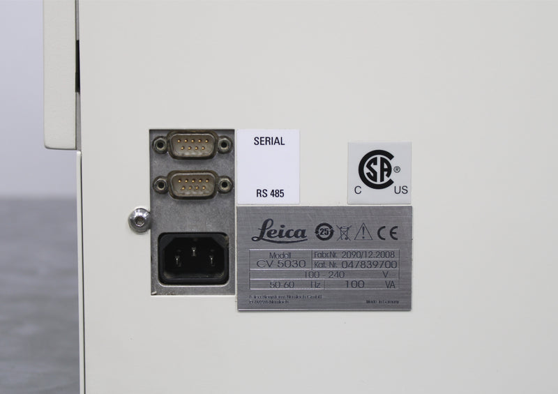 Leica CV5030 Fully Automated Glass Coverslipper 047839700 with Slide Rack