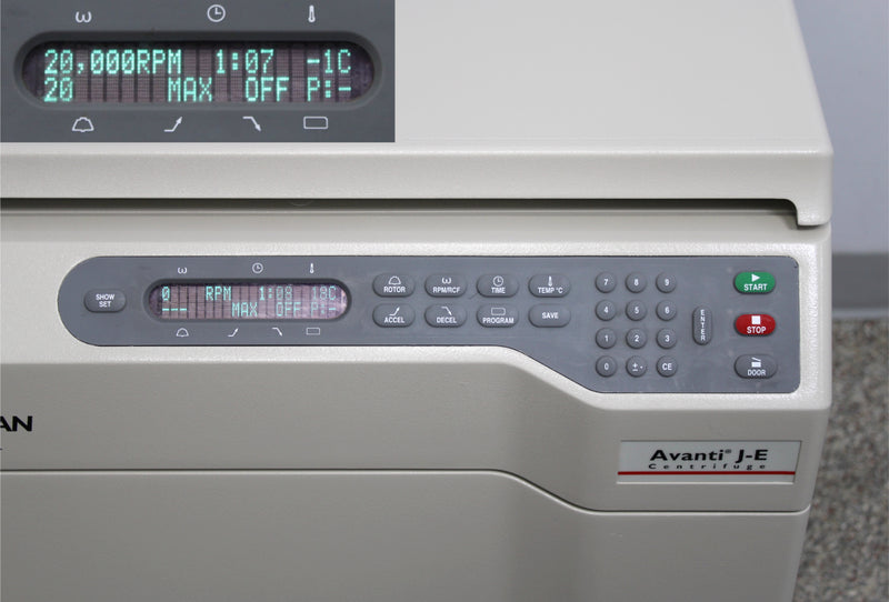 Beckman Coulter Avanti J-E 369001 High-Speed Refrigerated Floor Centrifuge