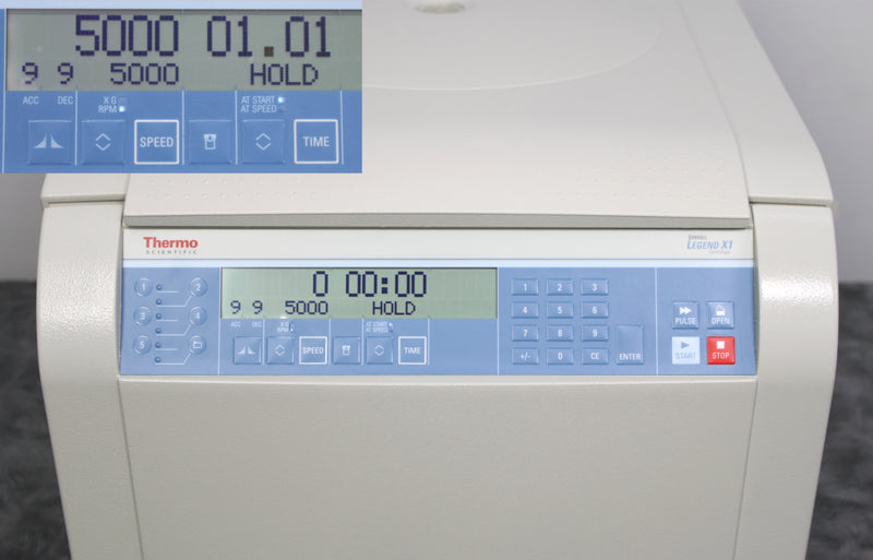 Thermo Sorvall Legend X1 Benchtop Centrifuge 75004221 with TX-400 Rotor
