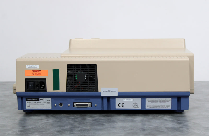 Molecular Devices SpectraMax M3 Multi-Mode Microplate Reader and Laptop