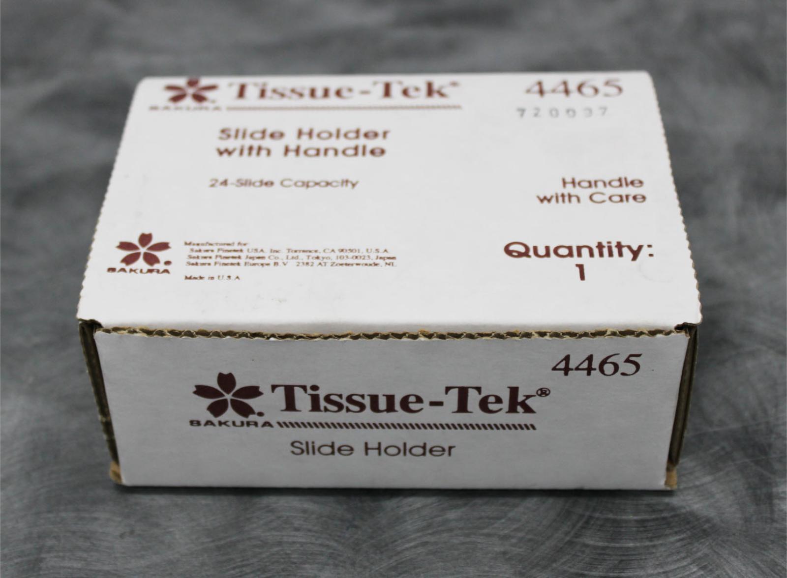 New Sakura P.N. 4465 Tissue-Tek 24-Slide Holder With Handle