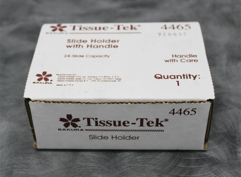 New Sakura P.N. 4465 Tissue-Tek 24-Slide Holder With Handle