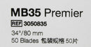 Thermo Scientific MB35 Premier Low Profile 50 Disposable Microtome Blades