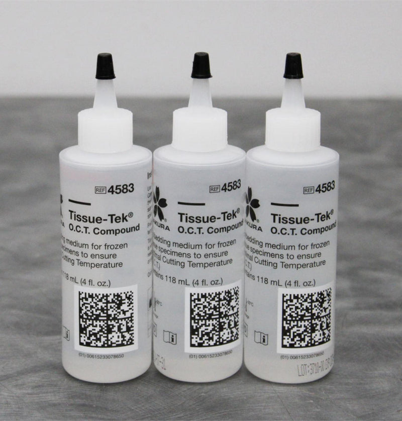 x3 Sakura 4583 Tissue-Tek Cryo Optimal Cutting Temperature Compound
