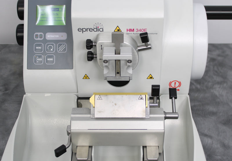Epredia HM 340E Electronic Rotary Microtome 905190 with Blade Holder