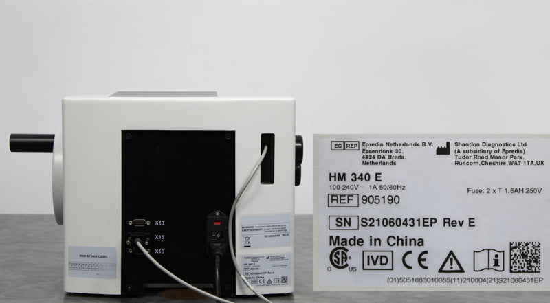 Epredia HM 340E Electronic Rotary Microtome 905190 with Blade Holder