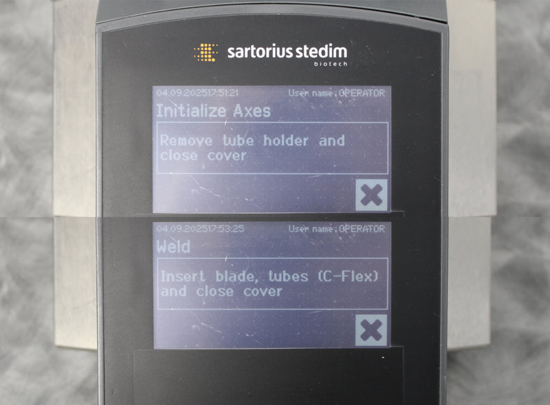 Sartorius Reed BioWelder TC Automated Sterile Tube Welding for Total Containment