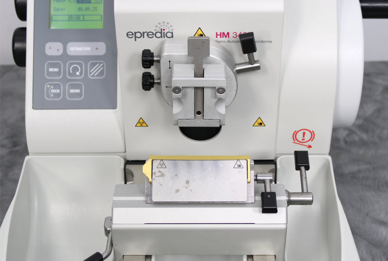 Epredia HM 340E Electronic Rotary Microtome 905190 and Blade Holder