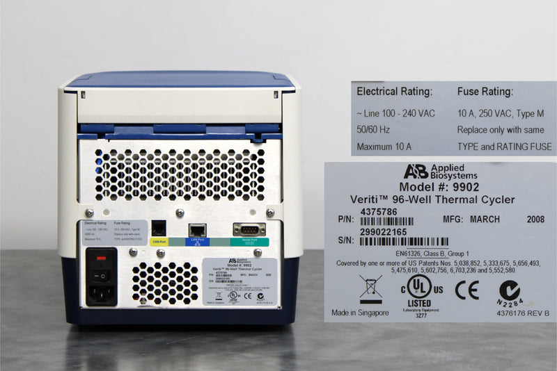 Applied Biosystems 9902 Veriti 96-Well PCR Thermal Cycler 4375786