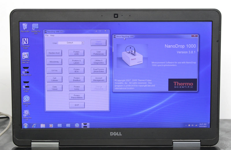 Thermo Scientific NanoDrop 1000 UV/Vis Spectrophotometer with Laptop