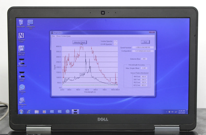 Thermo Scientific NanoDrop 1000 UV/Vis Spectrophotometer with Laptop