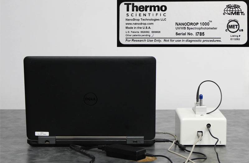 Thermo Scientific NanoDrop 1000 UV/Vis Spectrophotometer with Laptop