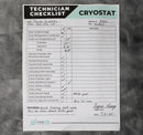 Thermo Scientific Microm HM 550 VP Cryostat Microtome Technician Checklist