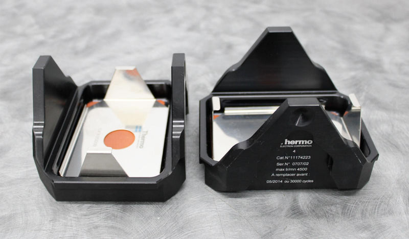 x2 Thermo Electron 11174223 Centrifuge Rotor Microplate Buckets with Covers